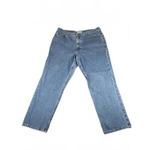 L.L. Bean Men's 40x30 Double L Natural Fit Straight Leg Denim Blue Jeans